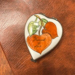 Limoges Heart Shaped Box.
